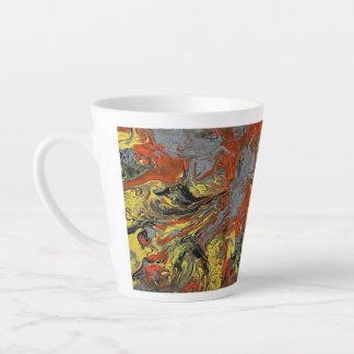 Caneca De Café Latte Lava Mug Amarela