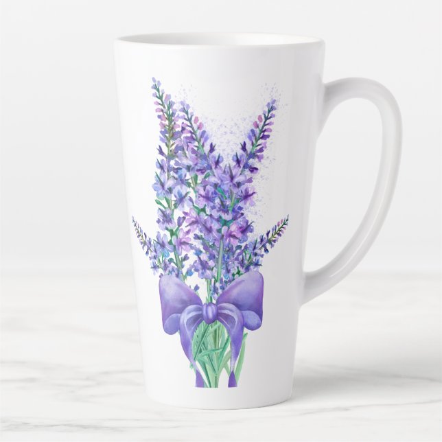 Caneca De Café Latte Lavanda Campos Latino Mug 5 (Direita)