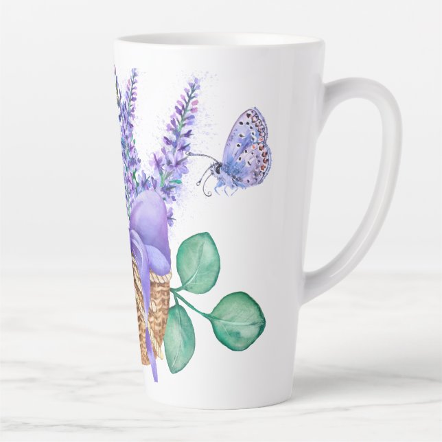 Caneca De Café Latte Lavanda Campos Latino Mug 6 (Direita)