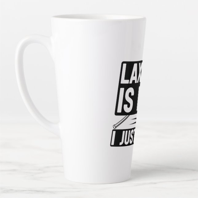 Caneca De Café Latte LAX Lacrosse Tumbler (Esquerda)