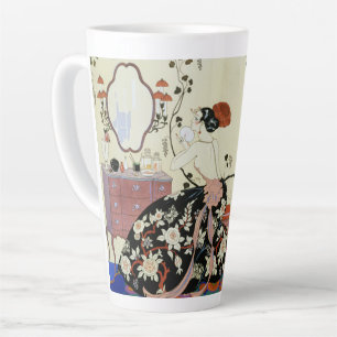 Caneca De Café Latte Le Grand Decolletage por George Barbier, Art Déco