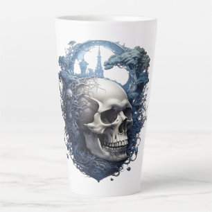 Caneca De Café Latte 🔥 💀 Legal crânio Latino 💀 🔥