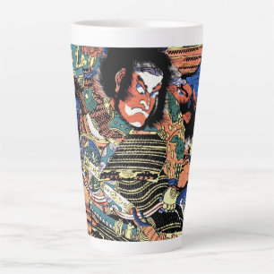 Caneca De Café Latte Legal ukiyo-e, lendário guerreiro samurai