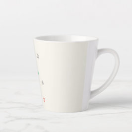 Caneca De Café Latte Leite para Papais noeis