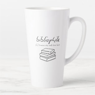 Caneca De Café Latte 'Leitores Bibliófilos Escritores Professores Amant