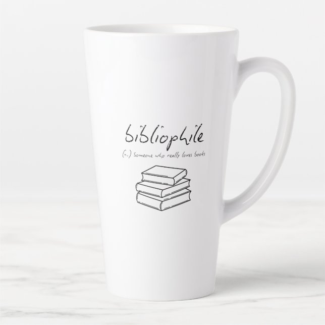 Caneca De Café Latte 'Leitores Bibliófilos Escritores Professores Amant (Direita)