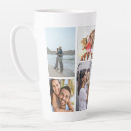 Caneca De Café Latte Lembrança Moderna de Múltiplas Fotos