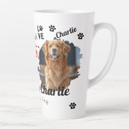 Caneca De Café Latte Lembranças Personalizadas de Memorial de Cachorro