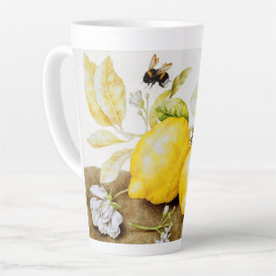 Caneca De Café Latte Lemons e Bee