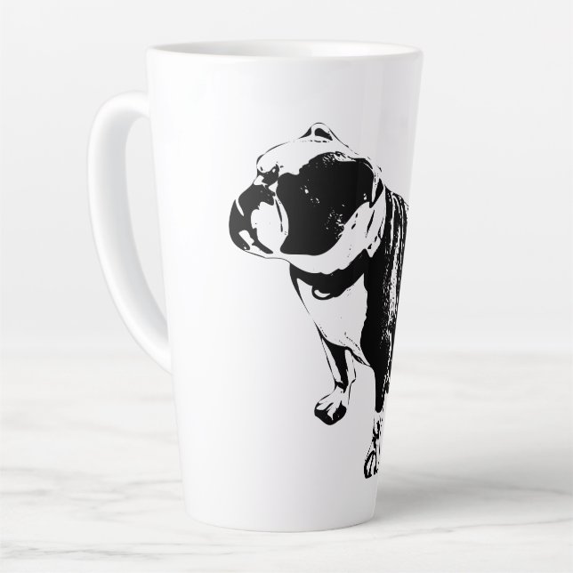 Caneca De Café Latte Lento É Natural (Ângulo esquerdo)