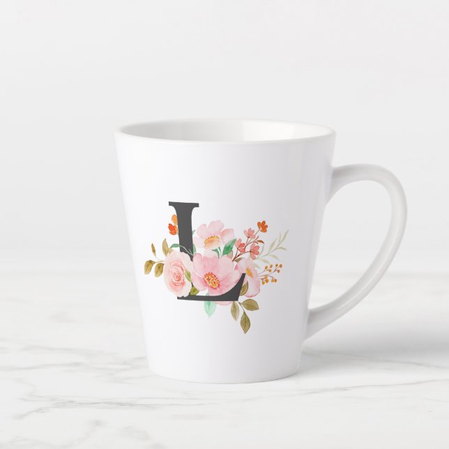 Caneca De Café Latte Letra L (Direita)