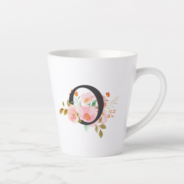 Caneca De Café Latte Letra O (Direita)