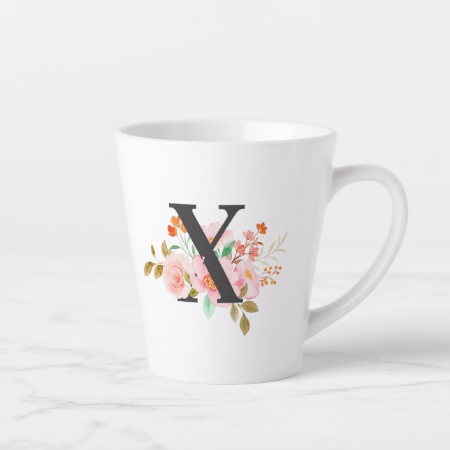 Caneca De Café Latte Letra X (Direita)
