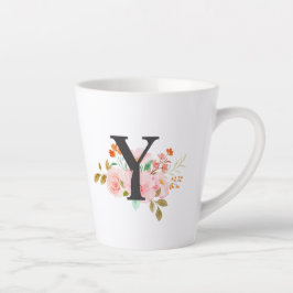 Caneca De Café Latte Letra Y