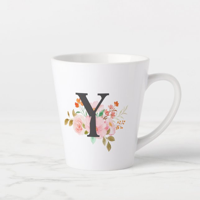 Caneca De Café Latte Letra Y (Direita)