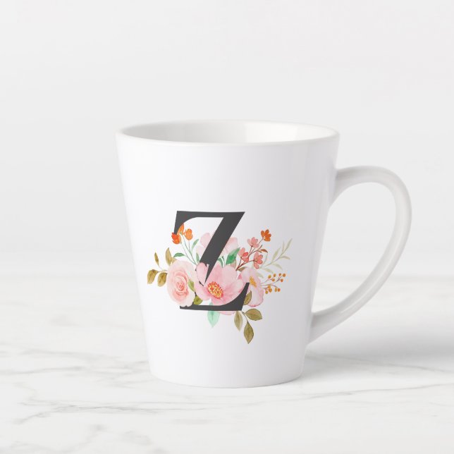 Caneca De Café Latte Letra Z (Direita)