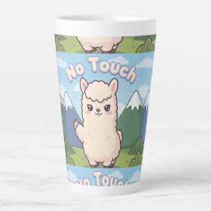 Caneca De Café Latte Lhama Fofa