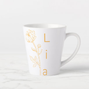 Caneca De Café Latte Lia