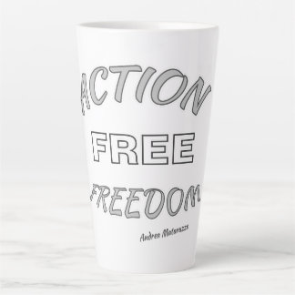 Caneca De Café Latte Liberdade de ação