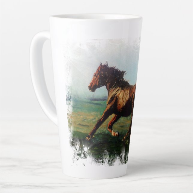 Caneca De Café Latte LIbertad (Ângulo esquerdo)