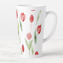 Caneca De Café Latte "Lilac Elegance Cerâmica Mug"