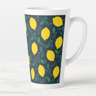 Caneca De Café Latte Limão