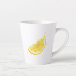 Caneca De Café Latte Limão