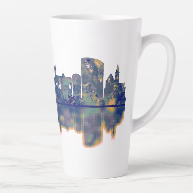 Caneca De Café Latte Limerick Skyline (Direita)