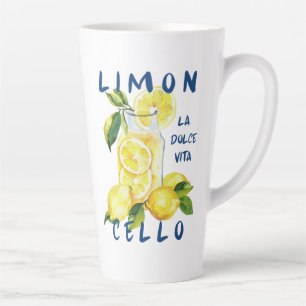 Caneca De Café Latte Limoncello La Dolce Vita Itália Apaixonado