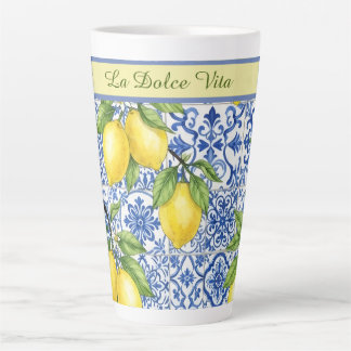 Caneca De Café Latte Limoneta Siciliana La Dolce Vita