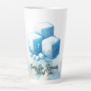 Caneca De Café Latte Limpeza do Marshmallow Fluffy