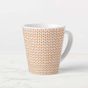 Caneca De Café Latte LINE Dourada KNIT Latte Mug
