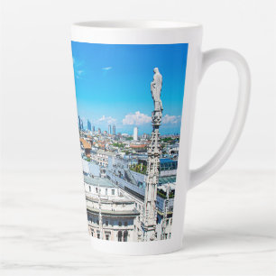 Caneca De Café Latte Linha aérea de Milão