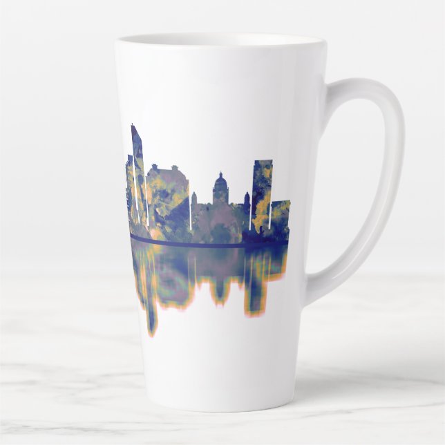 Caneca De Café Latte Linha Skyline Liverpool (Direita)