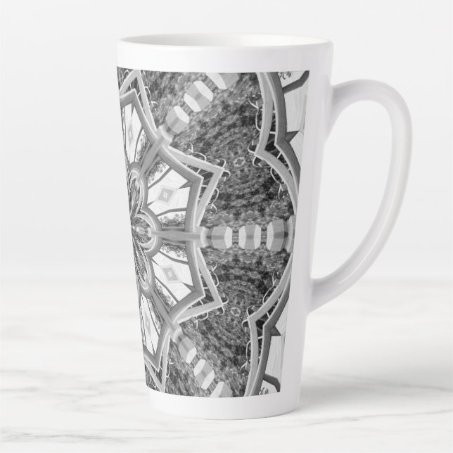 Caneca De Café Latte Linhas (Direita)