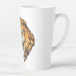 Caneca De Café Latte Lion 17oz Latte Mug