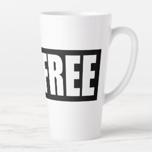 CANECA DE CAFÉ LATTE LIVRE