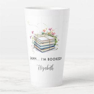 Caneca De Café Latte Livro Gift Wildflower Engraçado Nome do Livro
