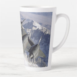 Caneca De Café Latte Lockheed SR-71B Blackbird