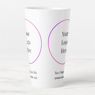 Caneca De Café Latte Logotipo comercial Modern Company Modelo