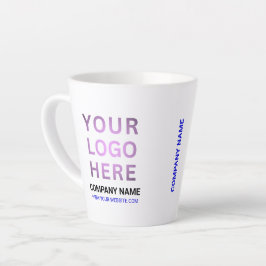 Caneca De Café Latte Logotipo comercial personalizado | Empresa promoci