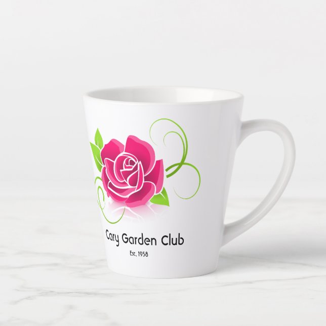 Caneca De Café Latte Logotipo do Club Latte Mug (Direita)