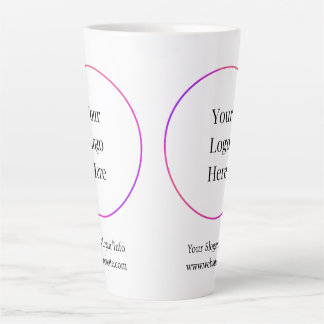 Caneca De Café Latte Logotipo Empresarial | Modelo de Empresa Moderna