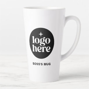 Caneca De Café Latte Logotipo Empresarial Personalizado para Funcionári