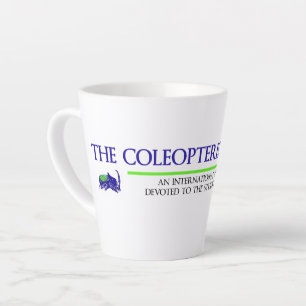 Caneca De Café Latte Logotipo I da Sociedade de Coleópteros