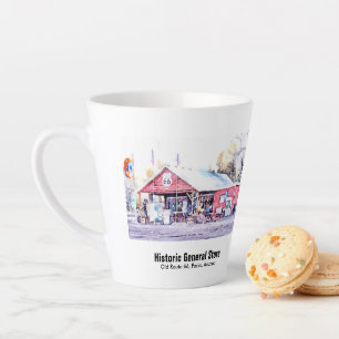 Caneca De Café Latte Loja Geral de Arizonas de Rota 66 Histórica