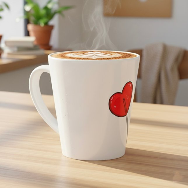 Caneca De Café Latte Lollipop Latte Mug (Criador carregado)