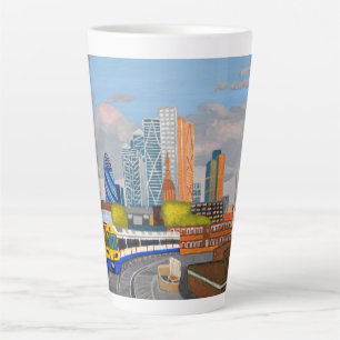 Caneca De Café Latte London Overground Latte Mug