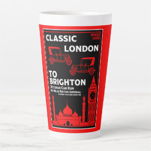 Caneca De Café Latte London Para Brighton Veteran Car Run