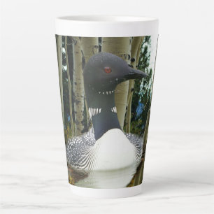Caneca De Café Latte Loon Wilderness